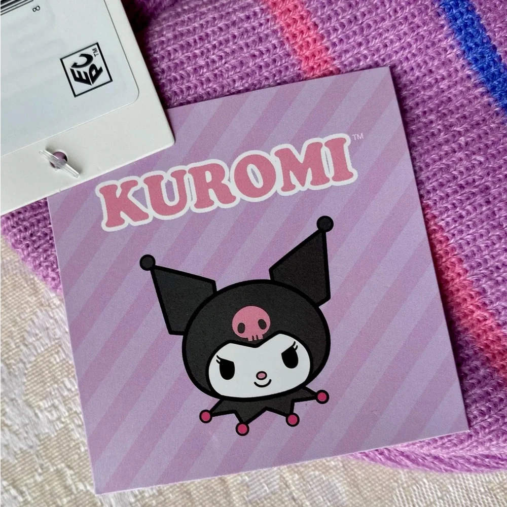 Kuromi Hello Kitty Knit Beanie Hat 🆕